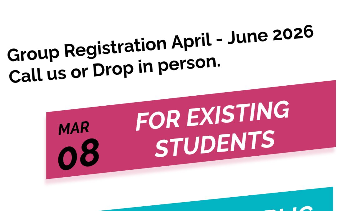 Registrations Are Now Open